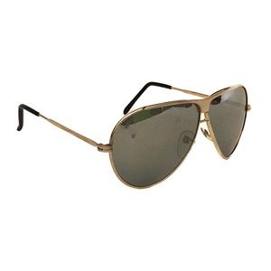 Vtg 70s Foster Grant Deadstock Gold Sunglasses